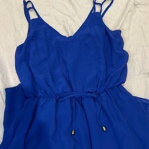 Blue dress